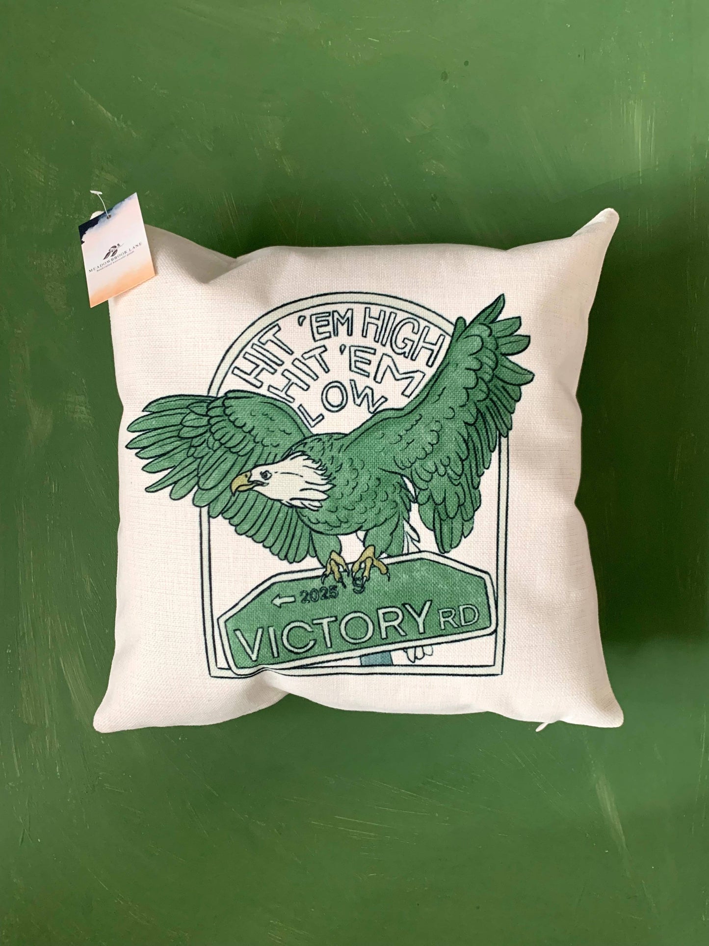 Hit em High Eagles Pillow Case