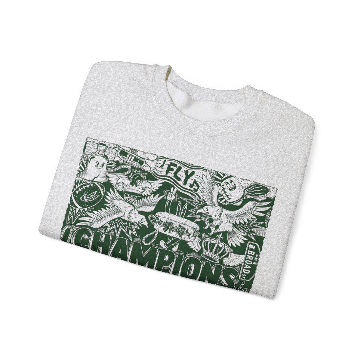 Vintage Eagle Shirt, 2025 Champions Game Day Philly Sweater