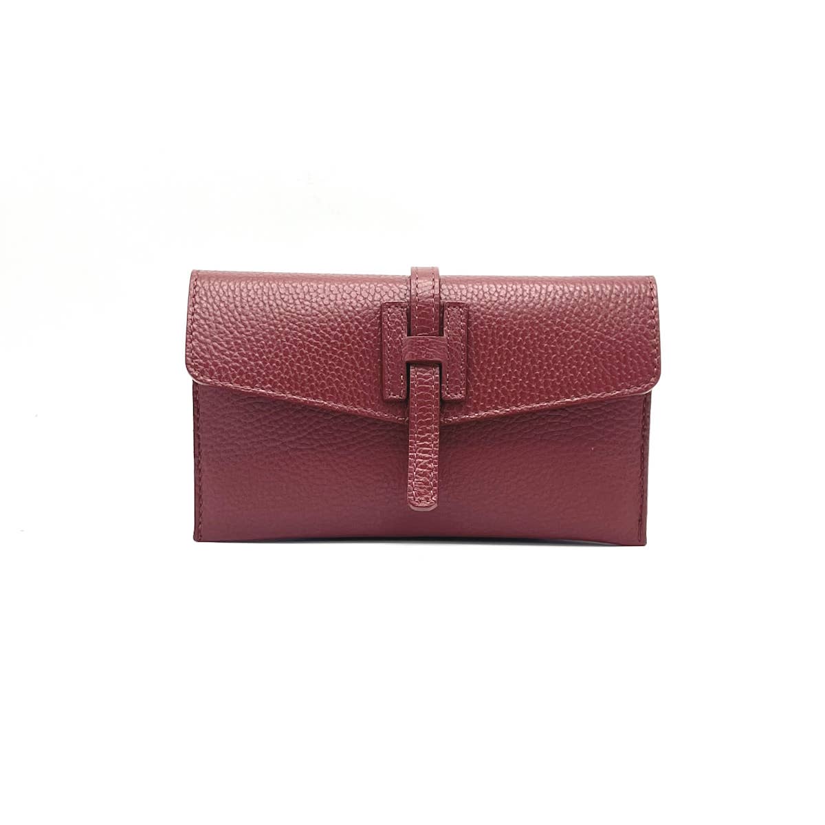 Genuine leather mini clutch bag (Made in Italy)