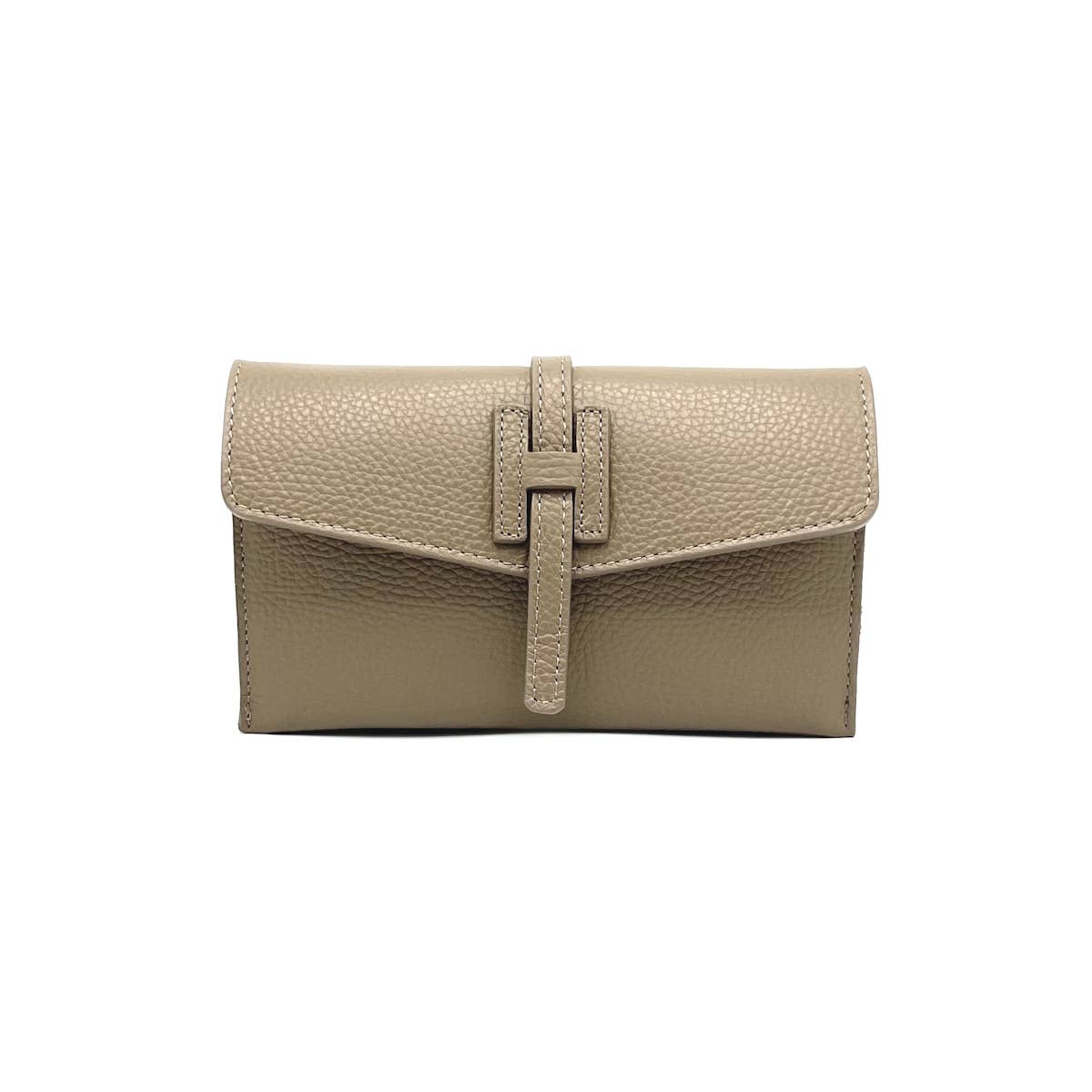 Genuine leather mini clutch bag (Made in Italy)