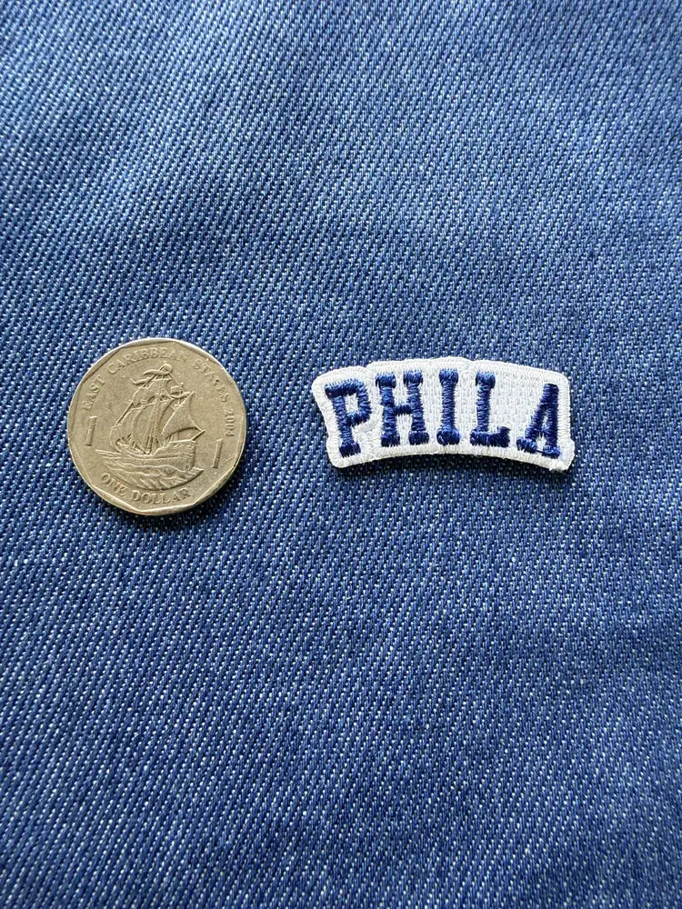 Phila (Navy Curved) Patch - Sm