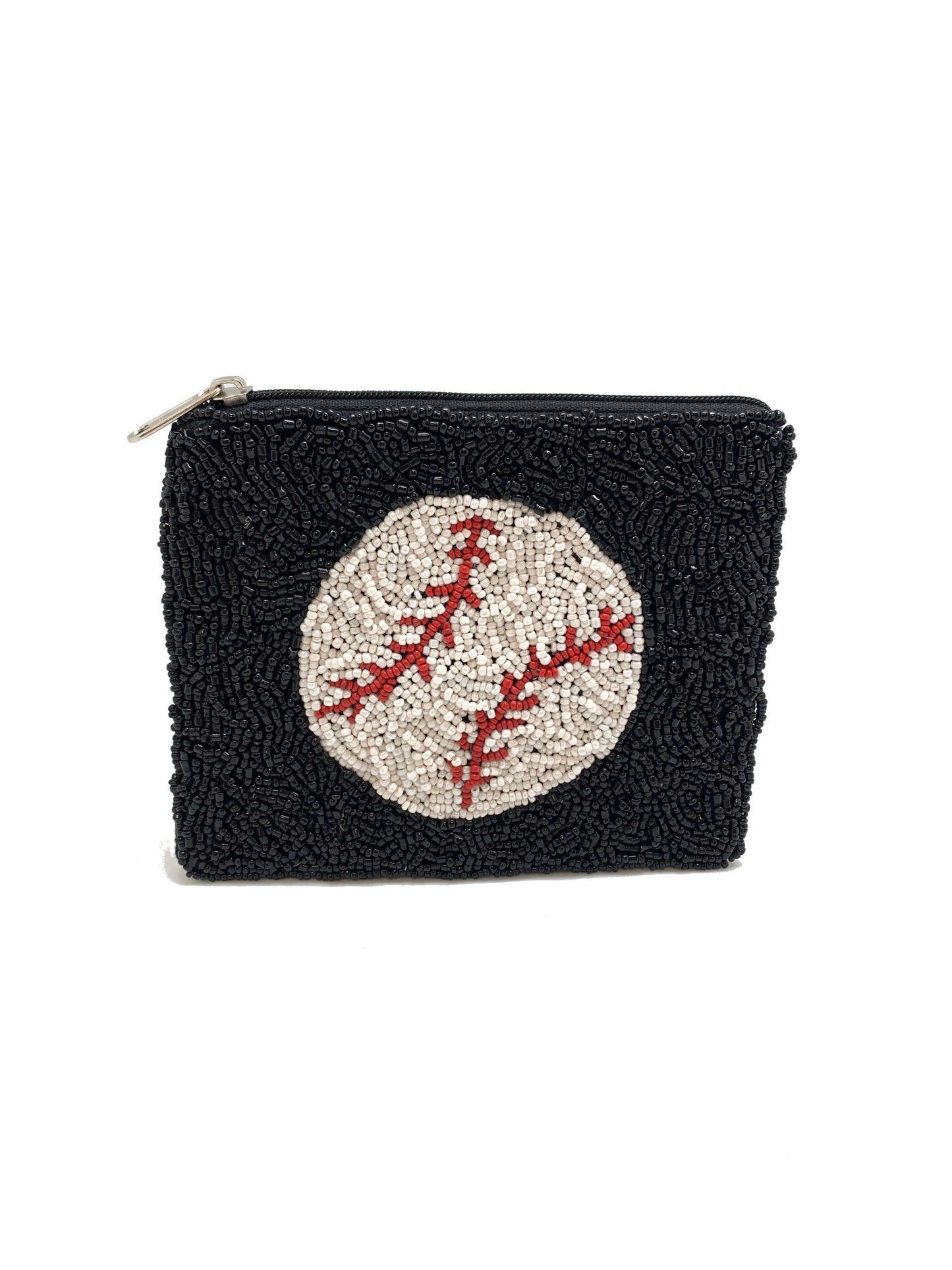 Baseball Beaded Pouch