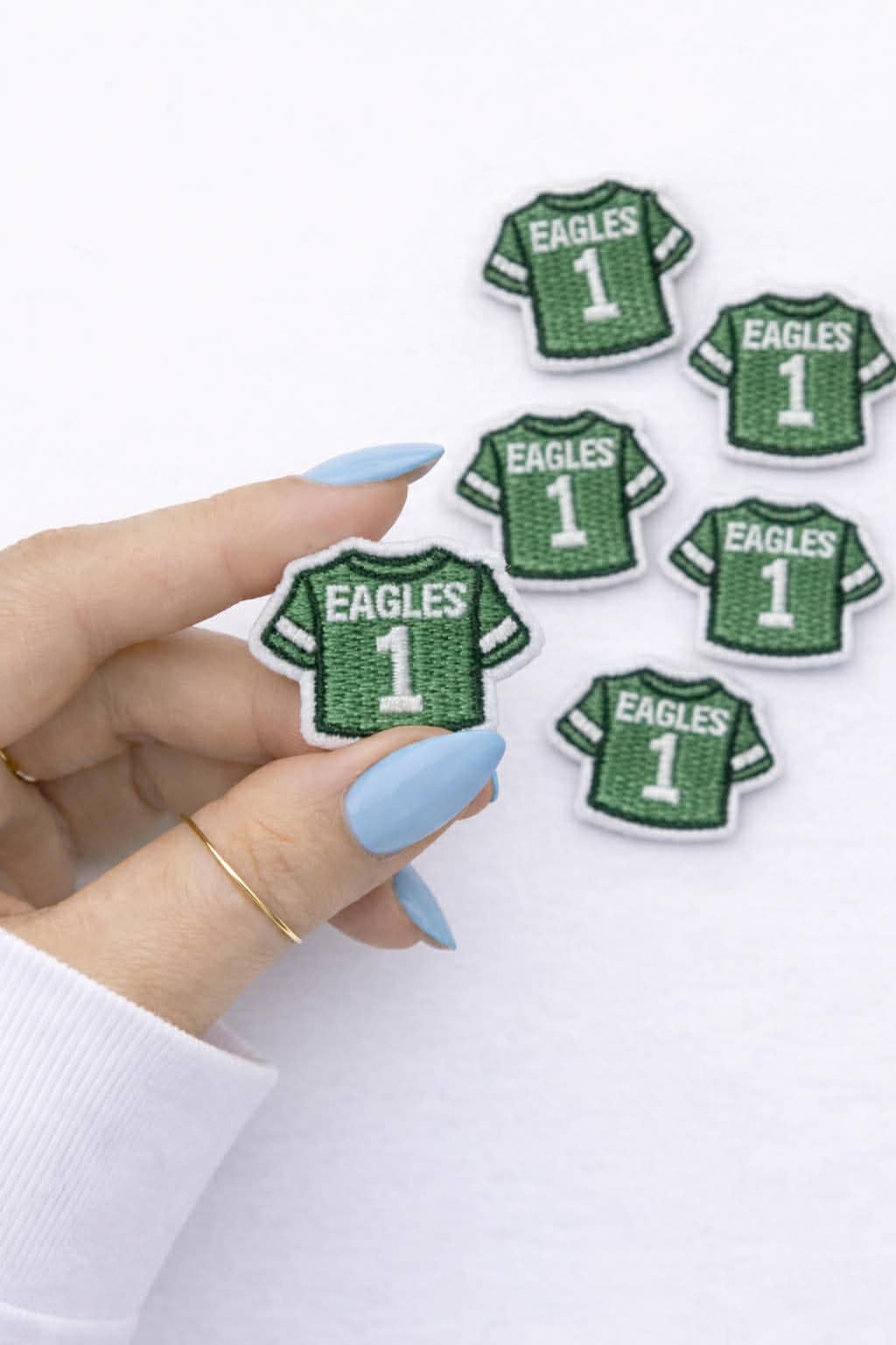 Mini Eagles Jersey Embroidered Patch