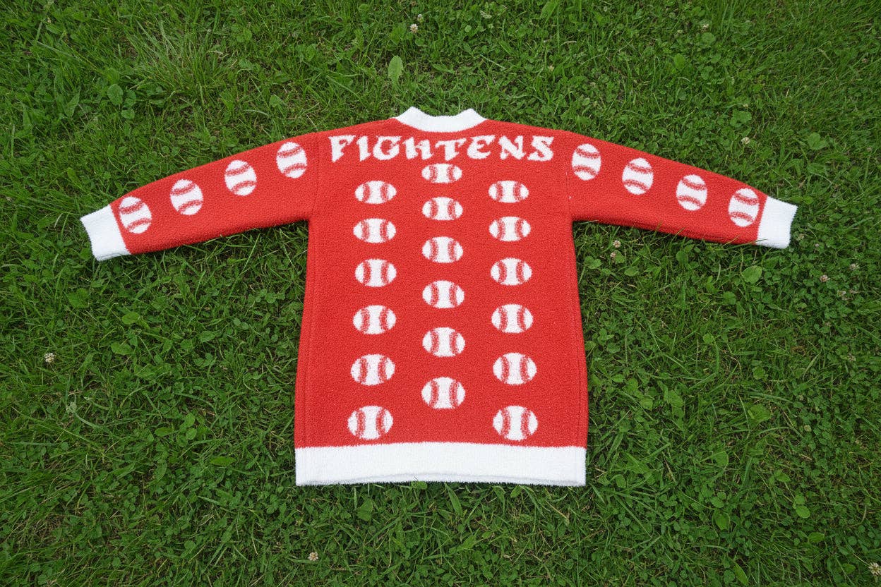 Philadelphia Phillies "Fightens" Heavy weight Fleece Cardigan