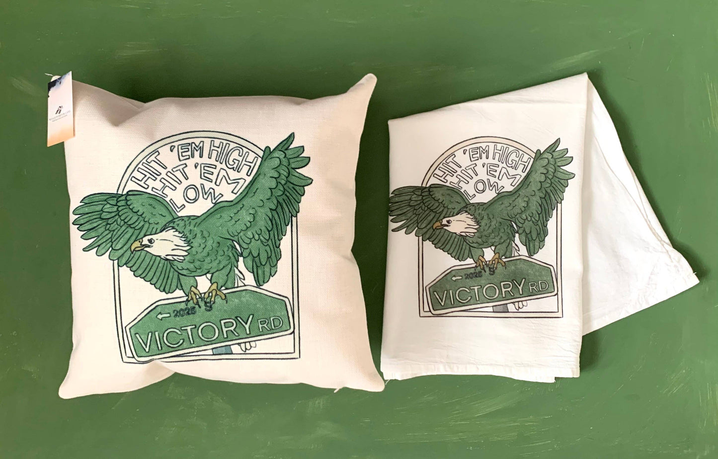 Hit em High Eagles Pillow Case