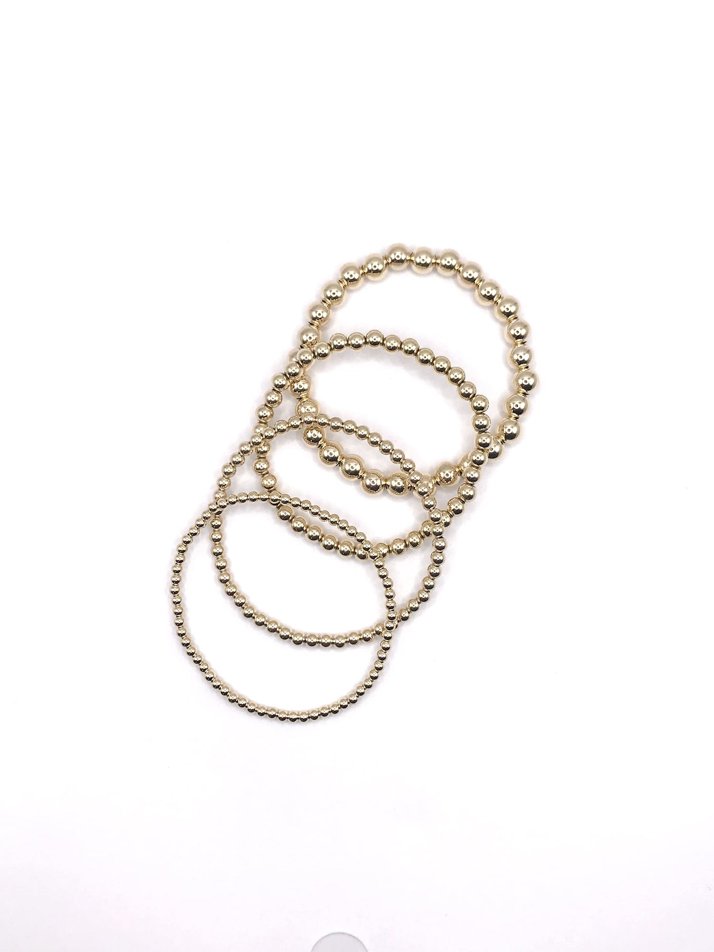 Jane Stretchy Gold Filled or Plated Stacking Bracelets