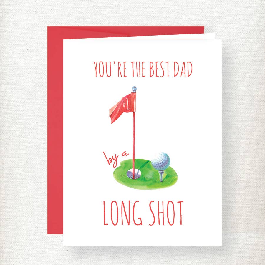 Long Shot Father's Day Greeting Card