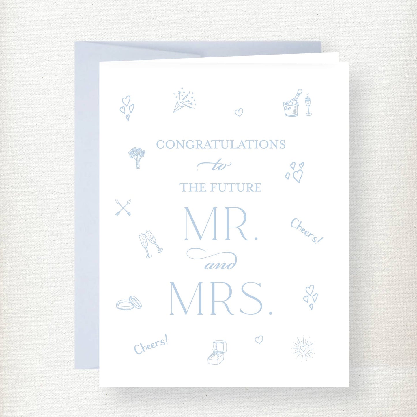 Engagement Mr. & Mrs. Greeting Card