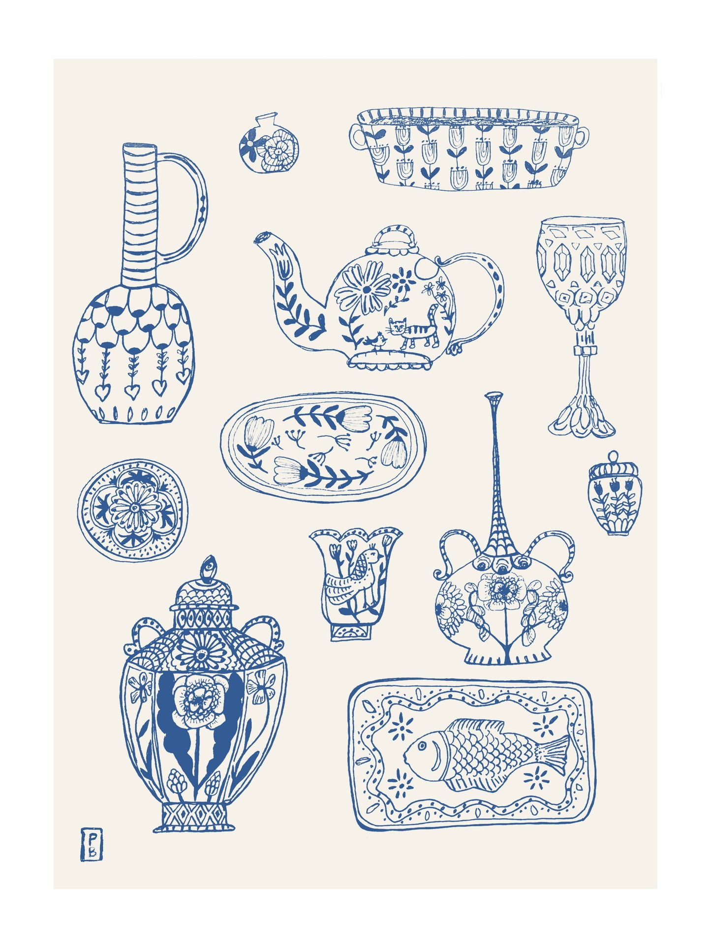 "Ceramics", Giclée Fine Art Print