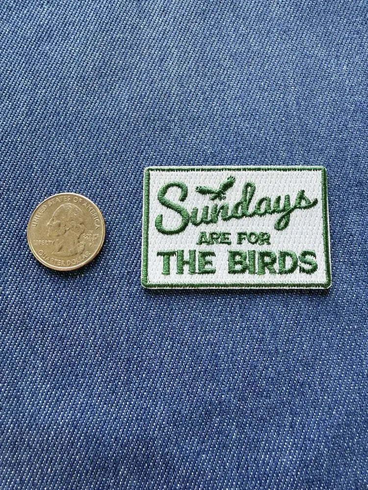 Sundays Are For The Birds Football Patch - Med