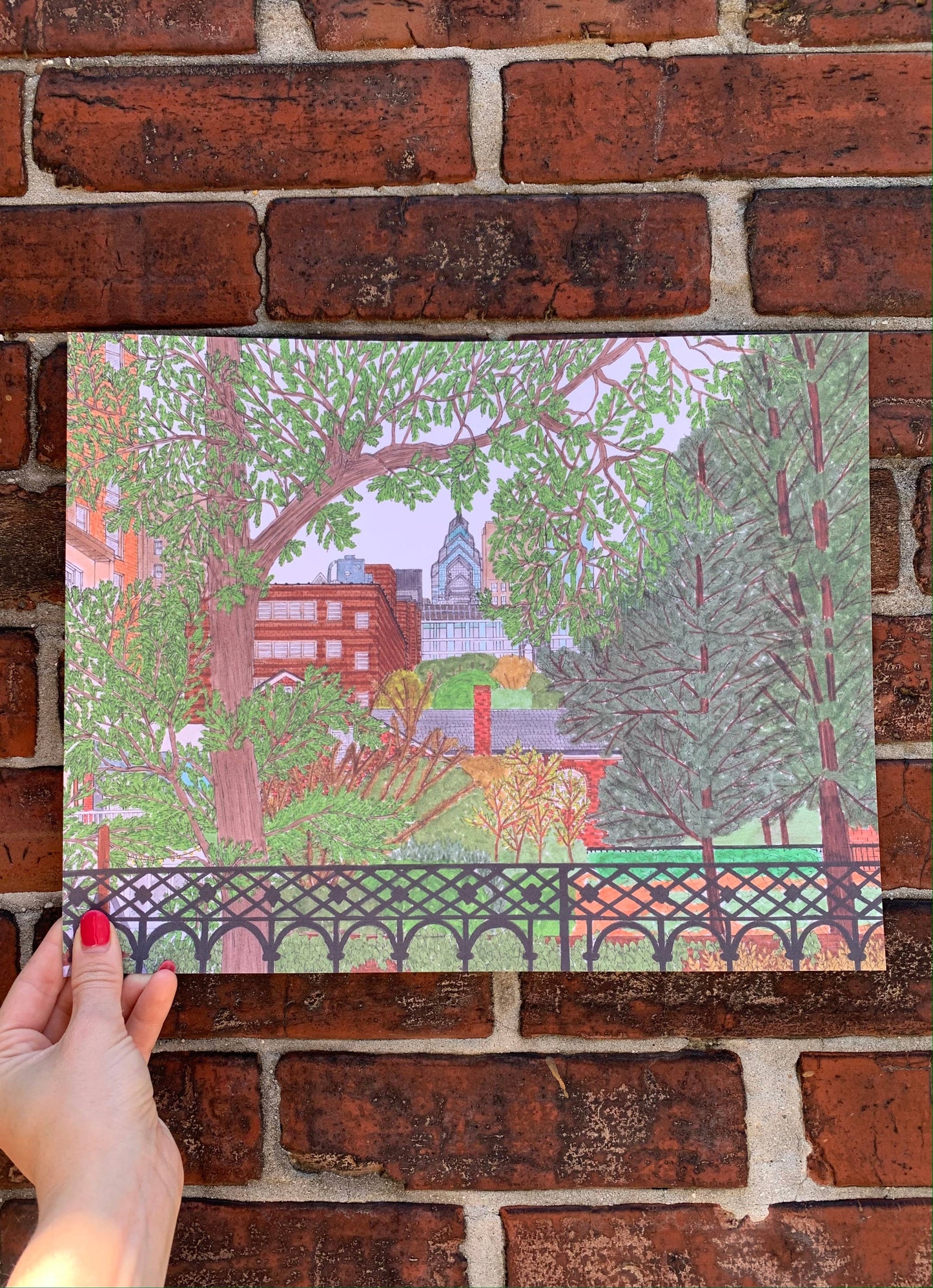 Philadelphia Skyline 11x14 Print