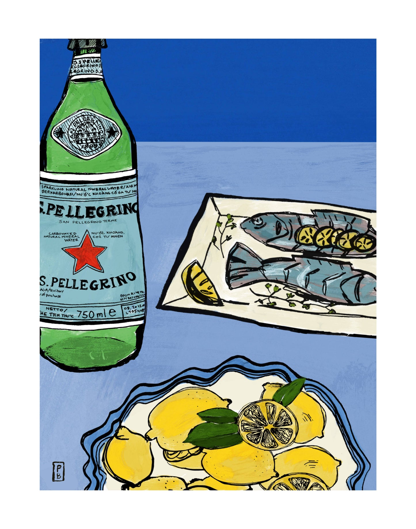 "Splash of Lemon", Giclée Fine Art Print