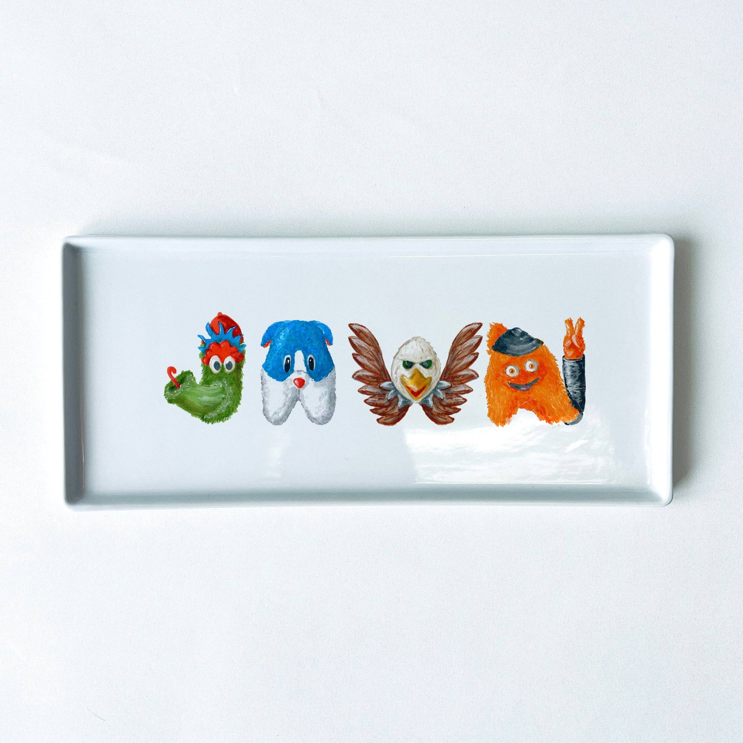 Jawn Mascots Typography Tray 10.5" Long