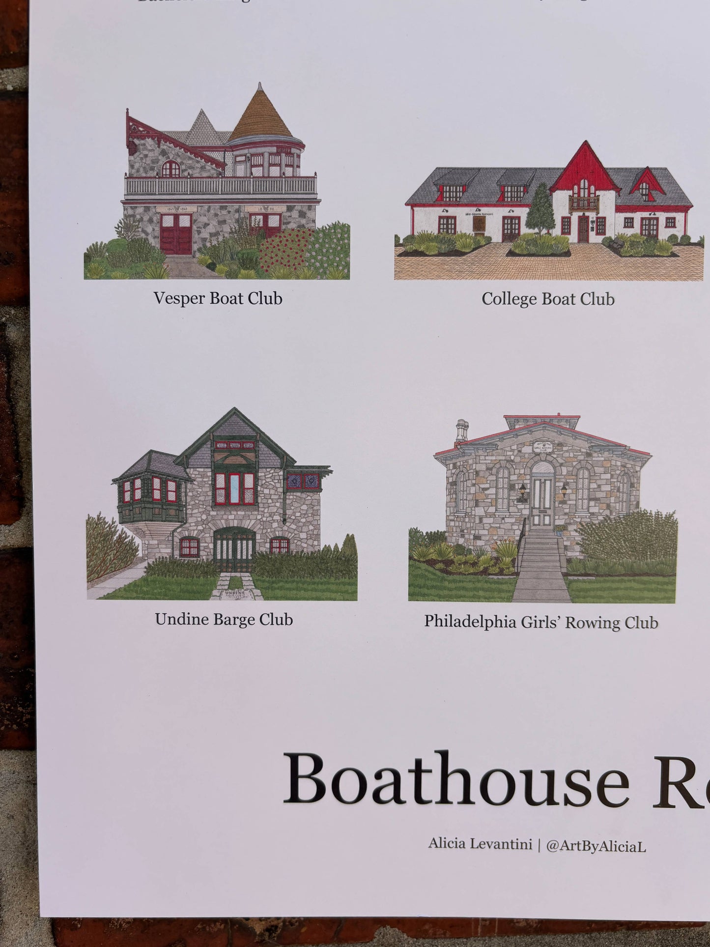 Boathouse Row 11x17 Poster