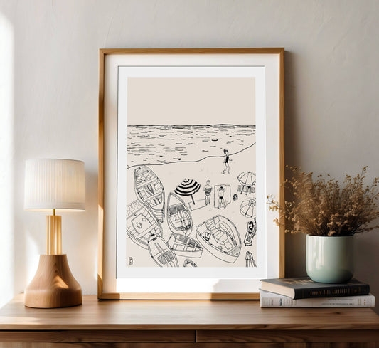"Amalfi Coast", Giclée Fine Art Print
