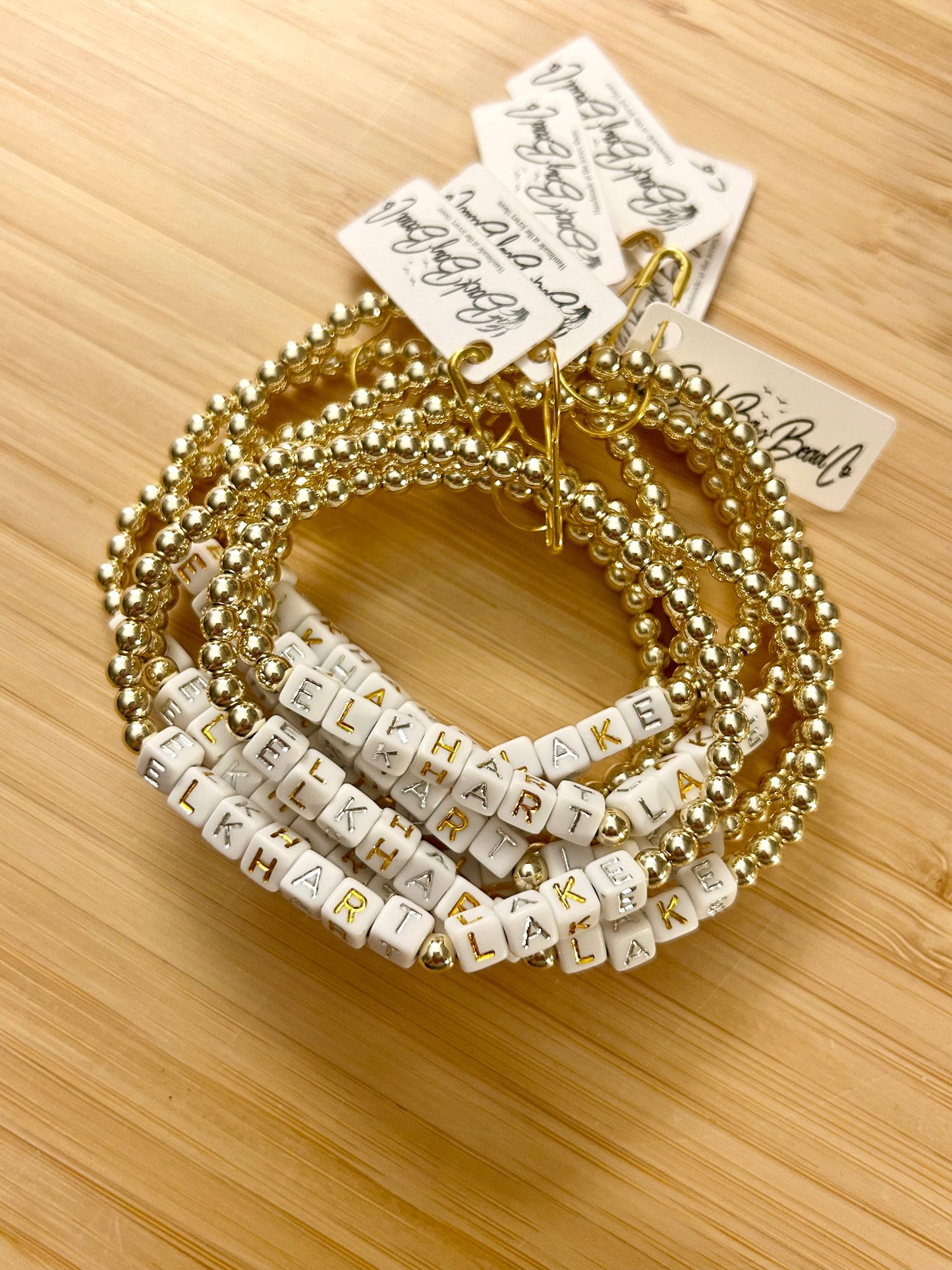 Gold Word Bracelet