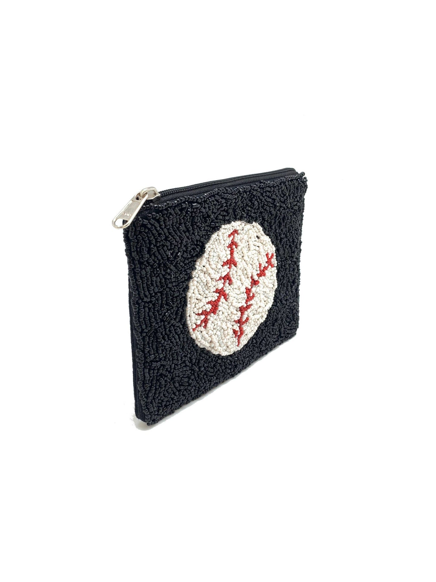 Baseball Beaded Pouch
