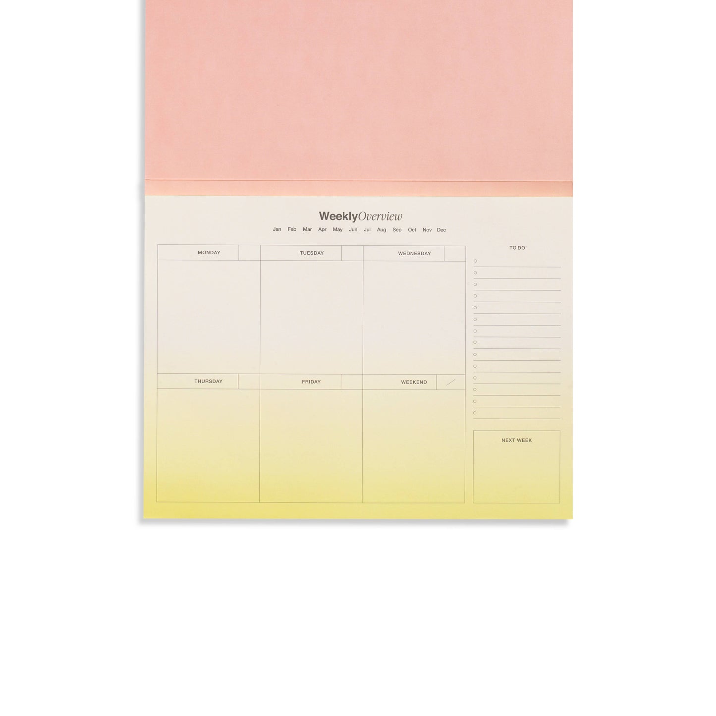 Fresh Growth Desk Planner