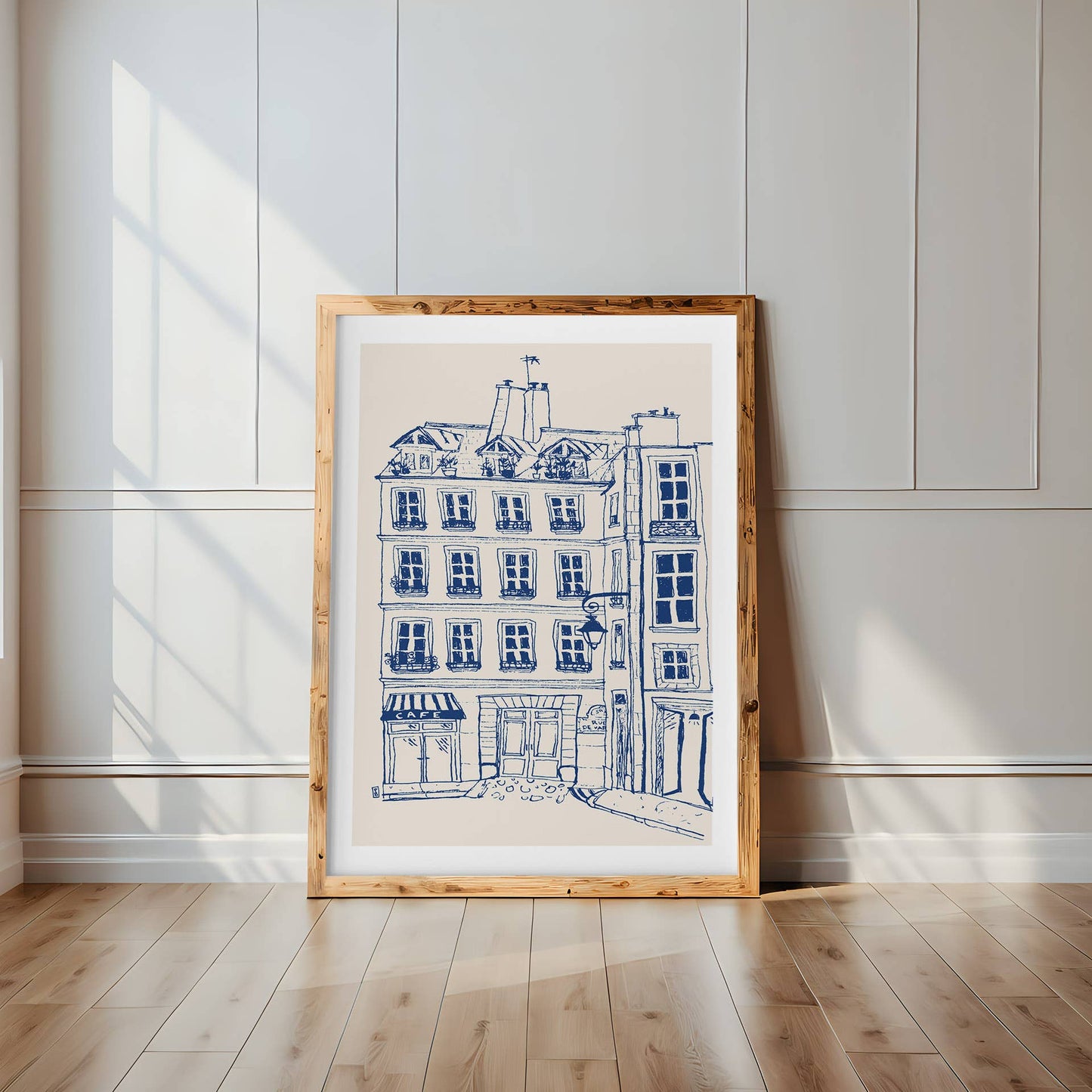 "A Cafe in Paris", Giclée Fine Art Print