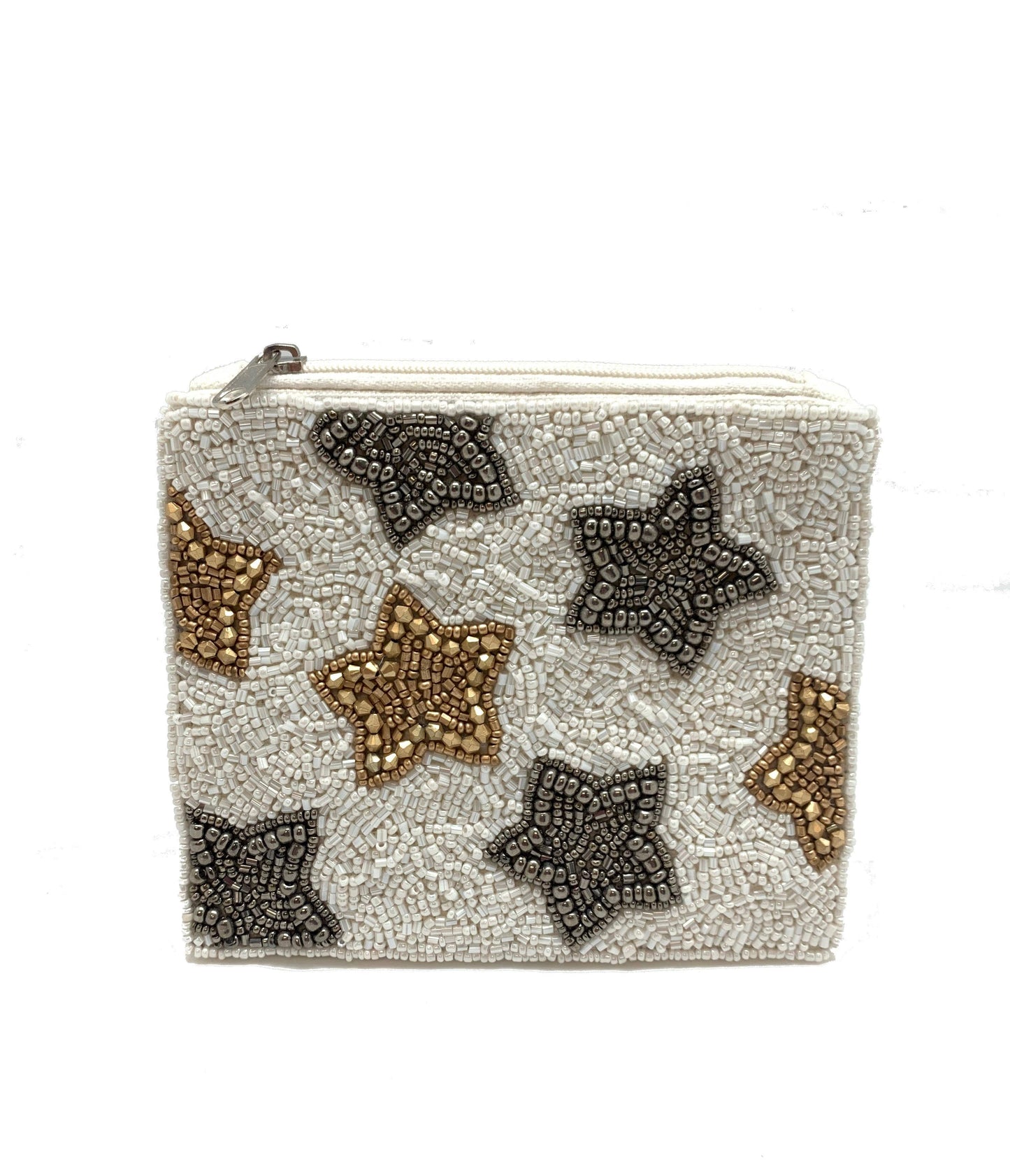 Stars Beaded Pouch
