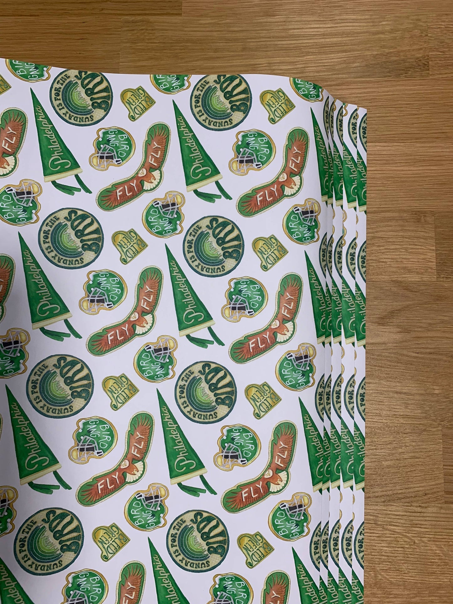Philly Football Fan Wrapping Paper