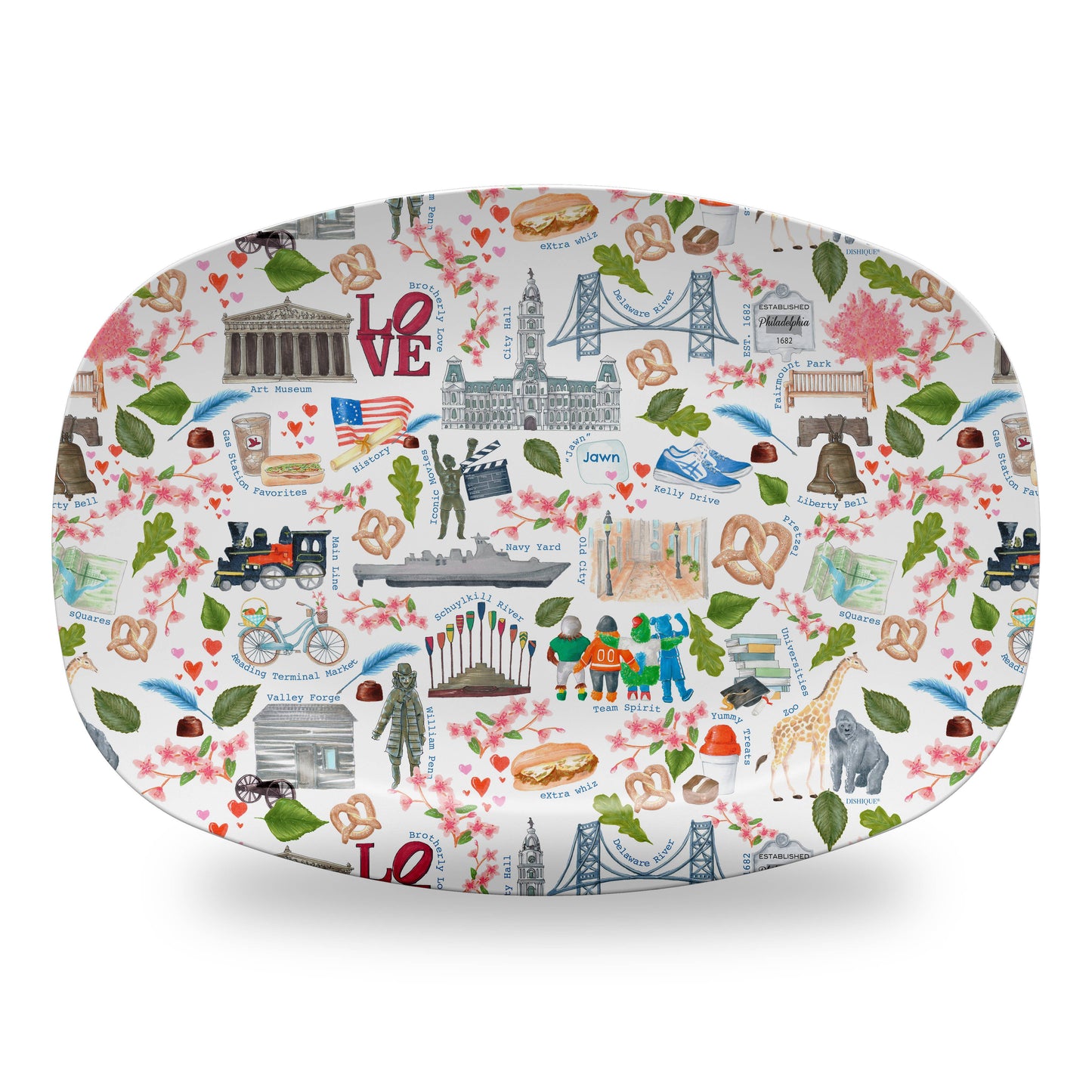 Philadelphia Pattern Unbreakable Platter