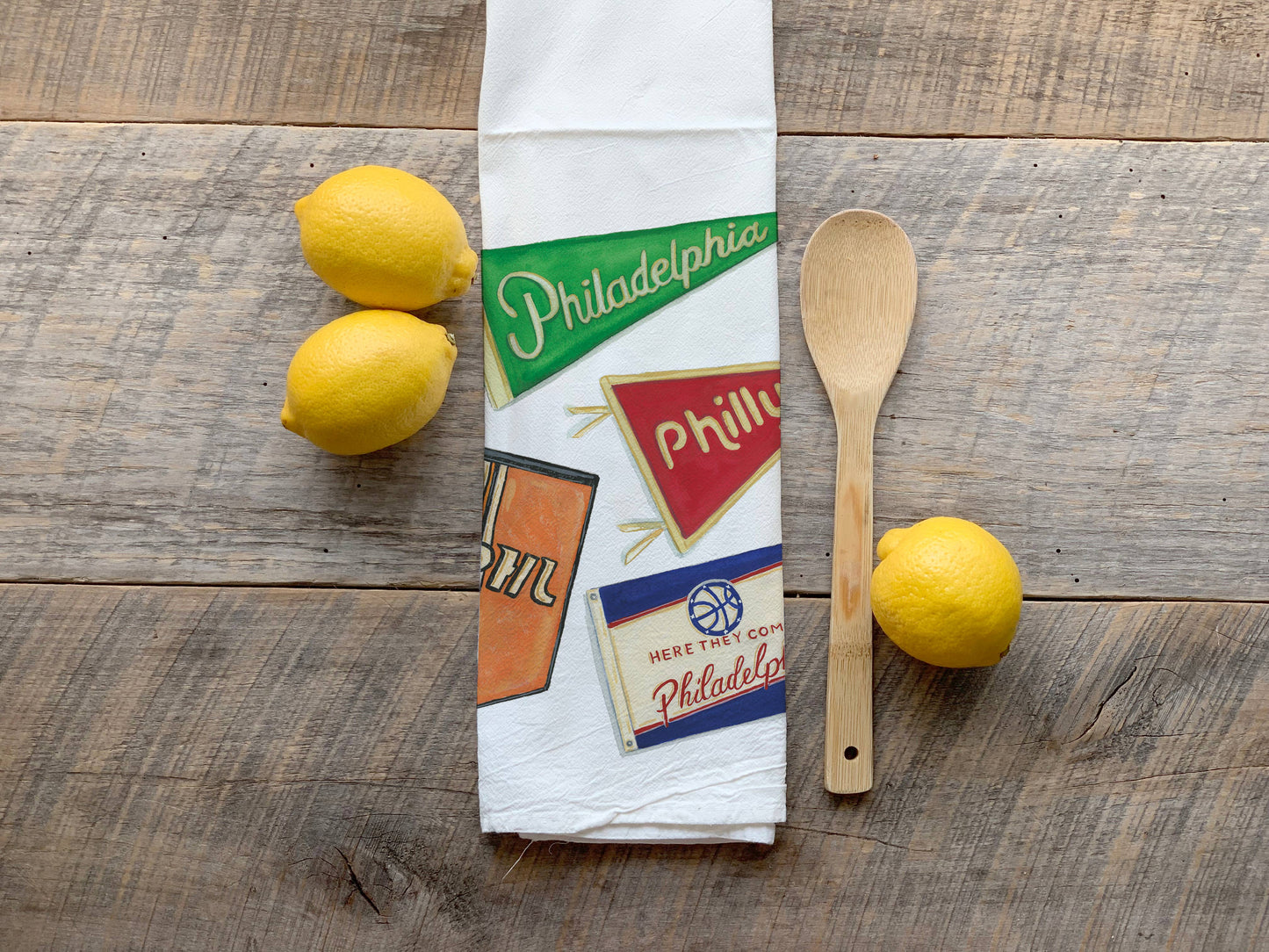 Philly Flags Tea Towel