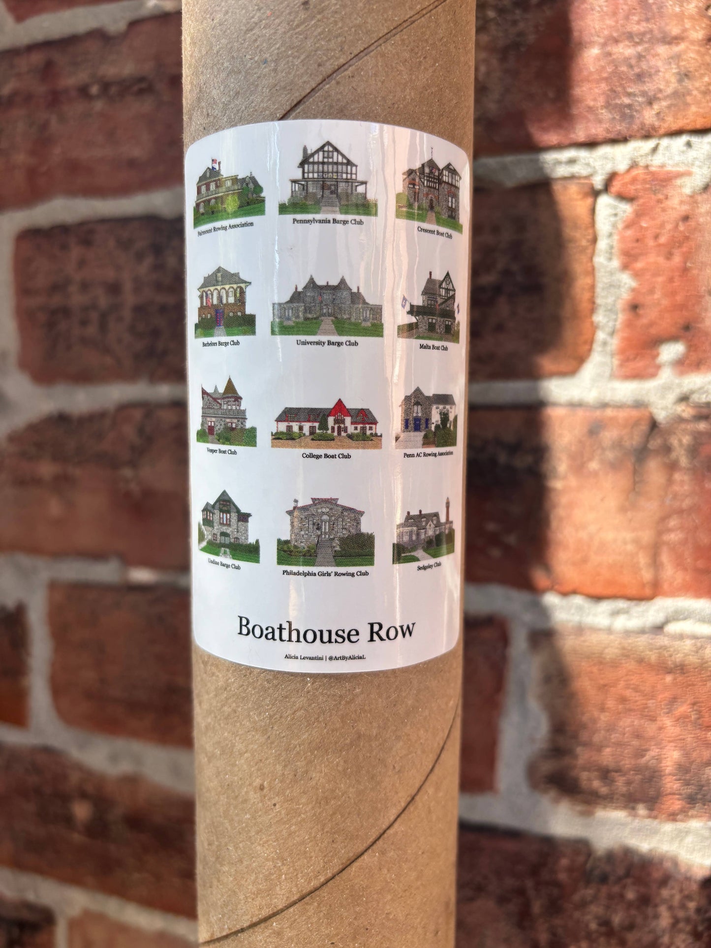 Boathouse Row 11x17 Poster