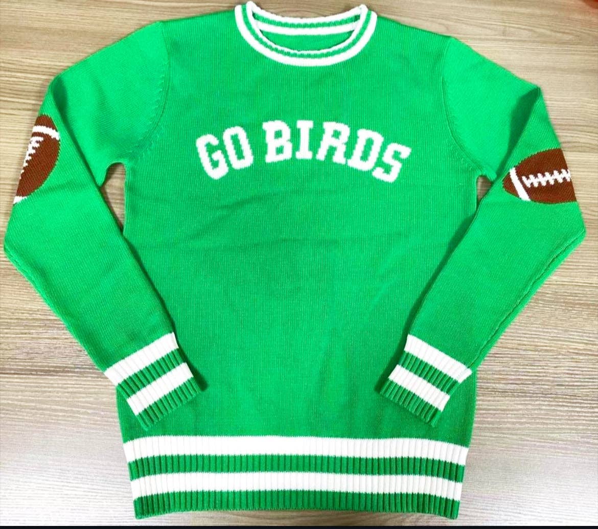 Philadelphia Eagles - Go Birds Crew Neck Sweater