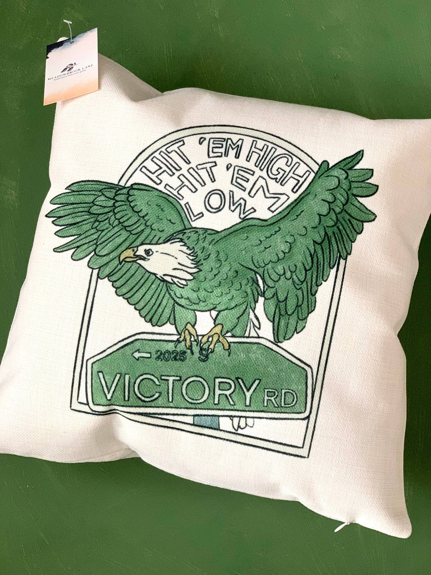 Hit em High Eagles Pillow Case