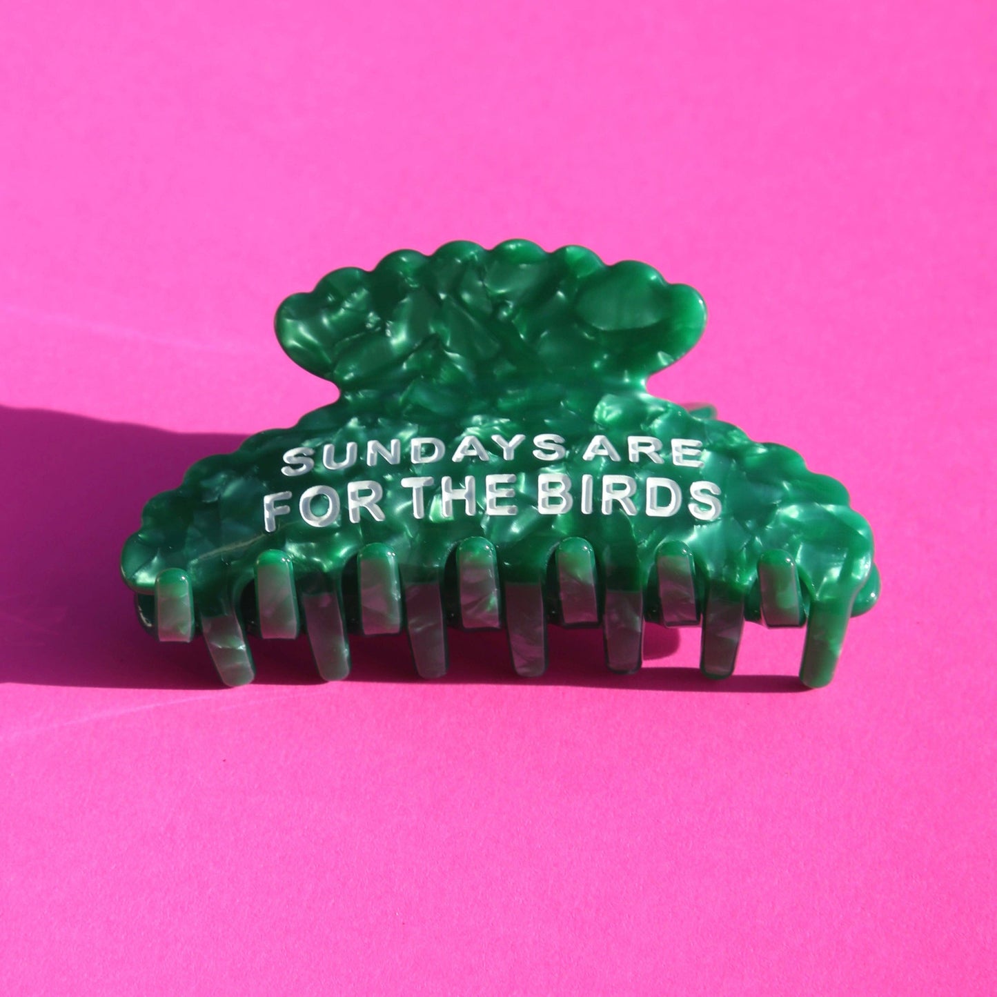 Sundays Are For The Birds Claw Clip