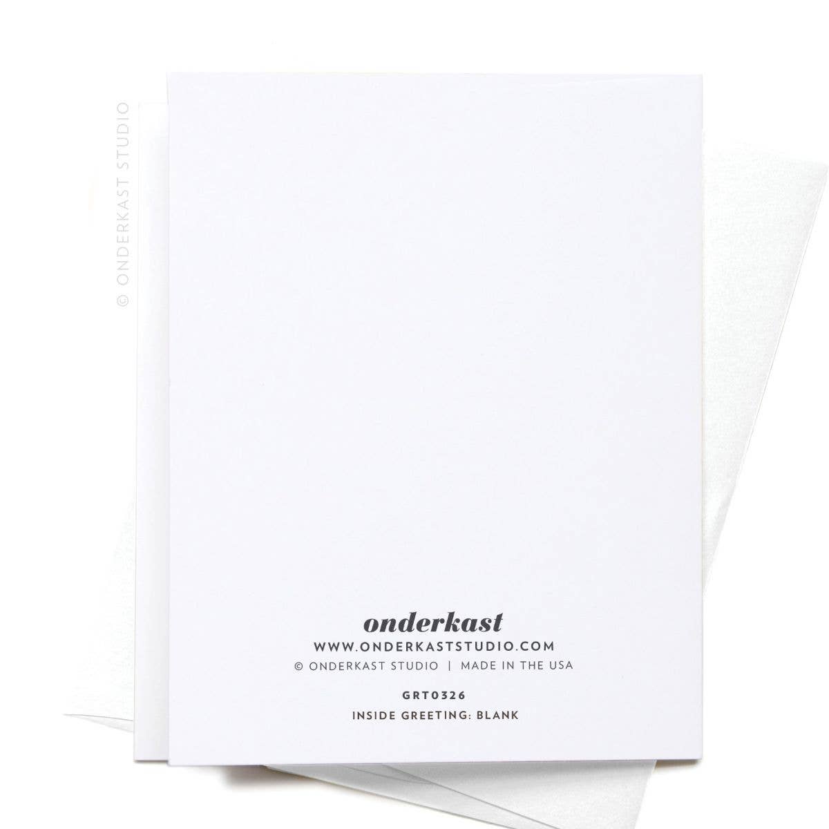 Thank You Mod Pattern Greeting Card