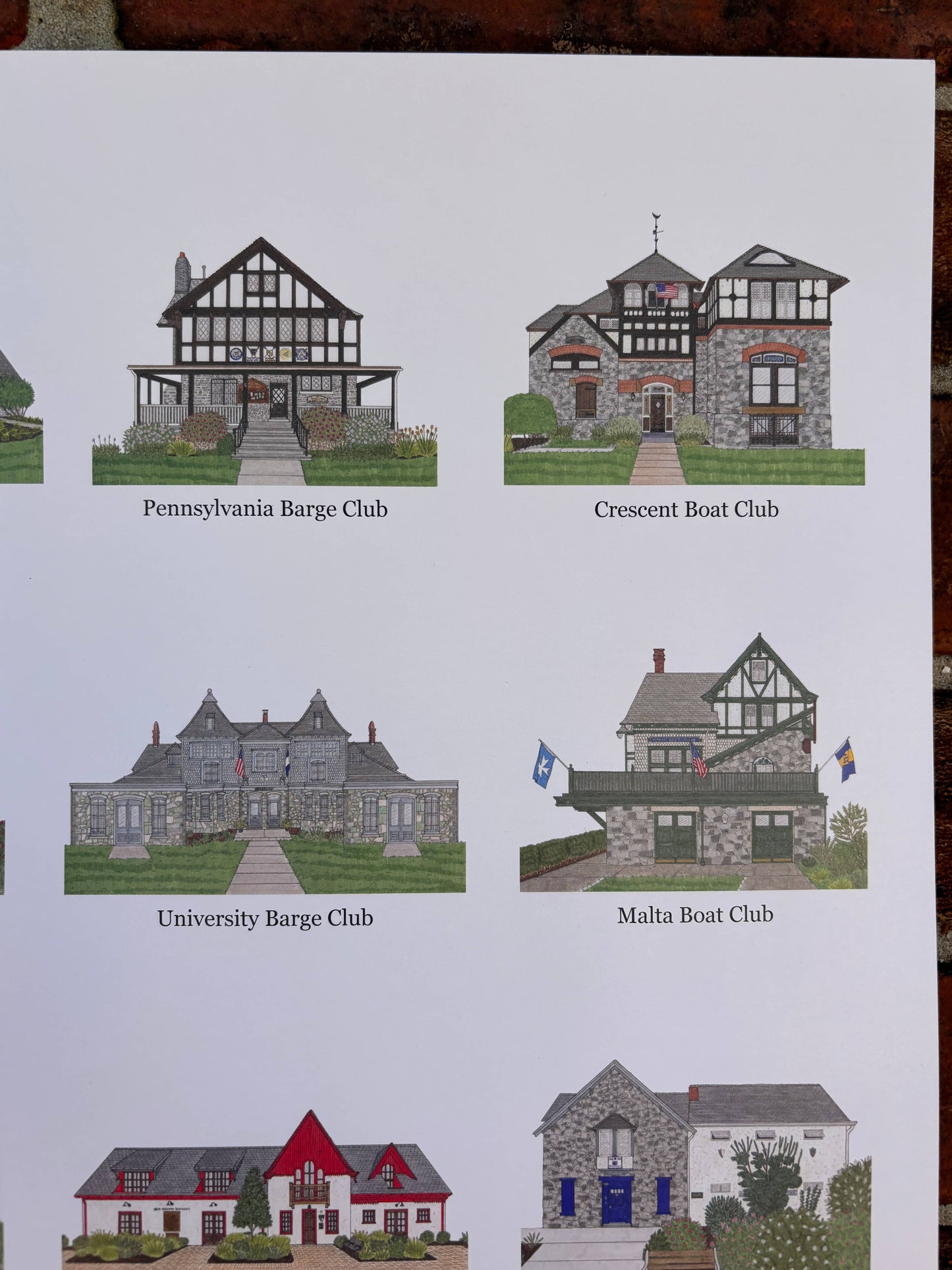 Boathouse Row 11x17 Poster