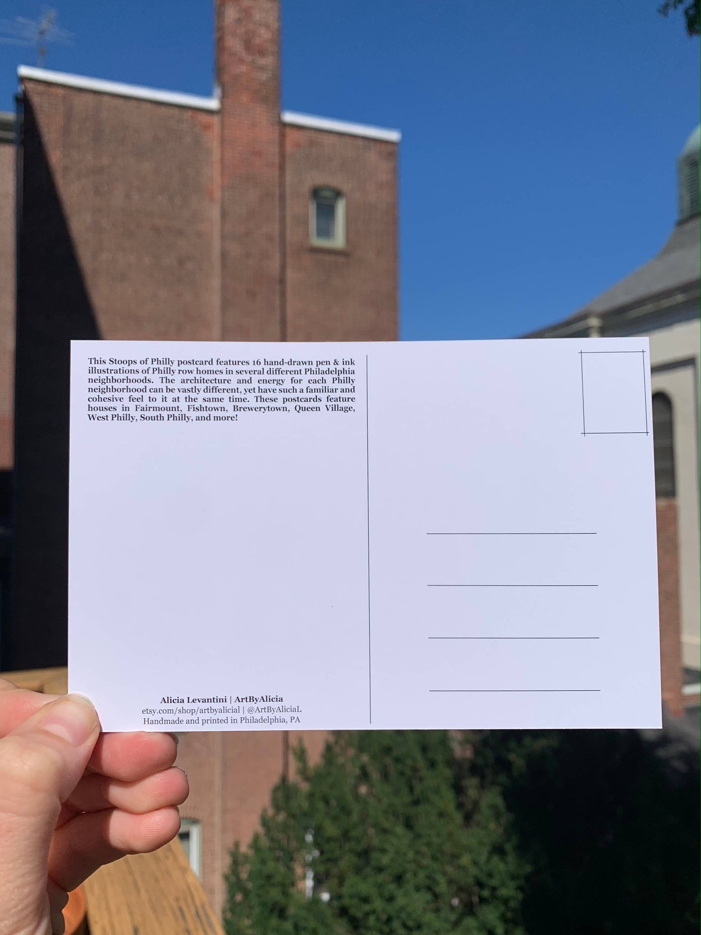Stoops of Philly Postcard