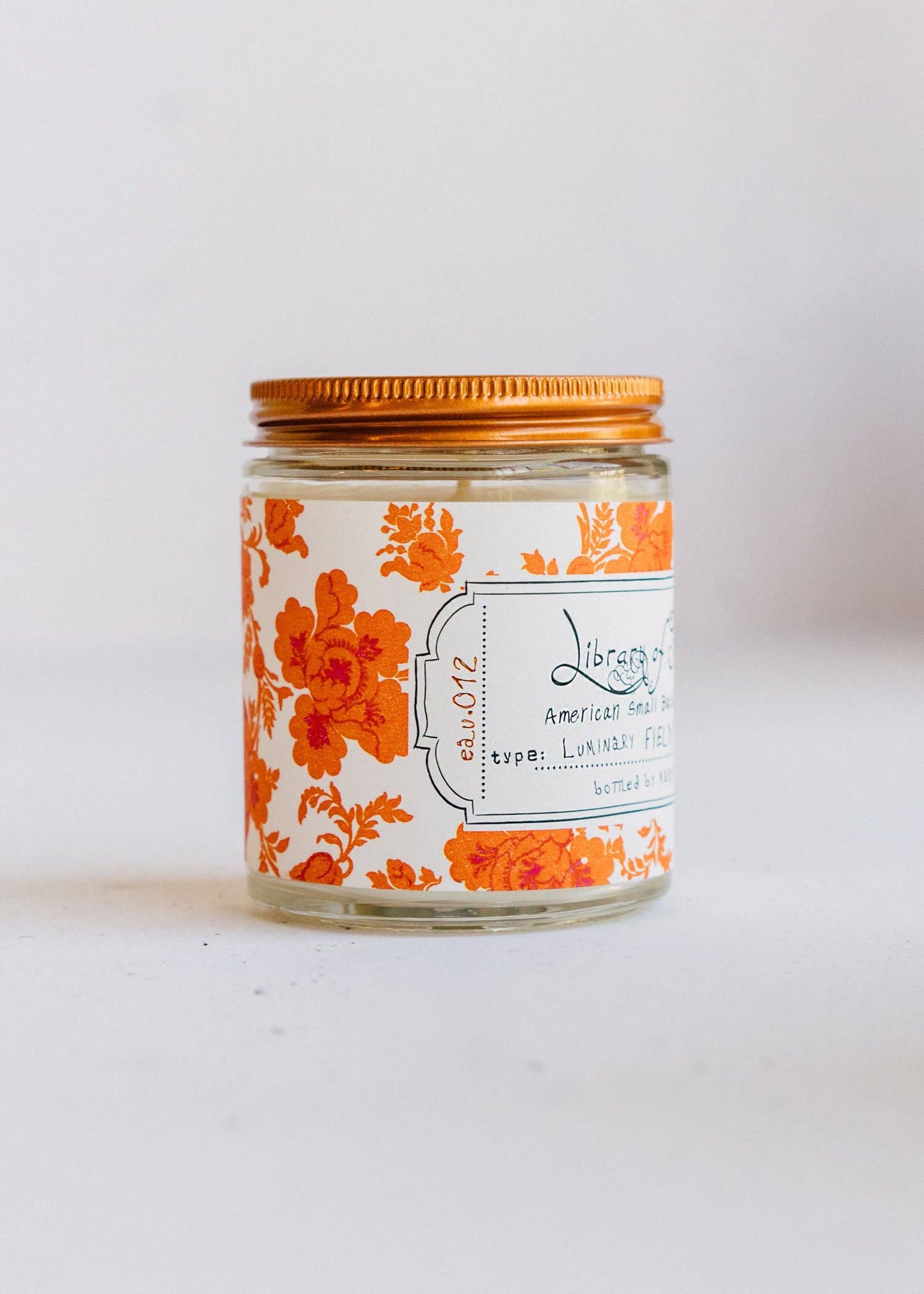 Field and Flowers Soy Wax Luminary Jar Candle