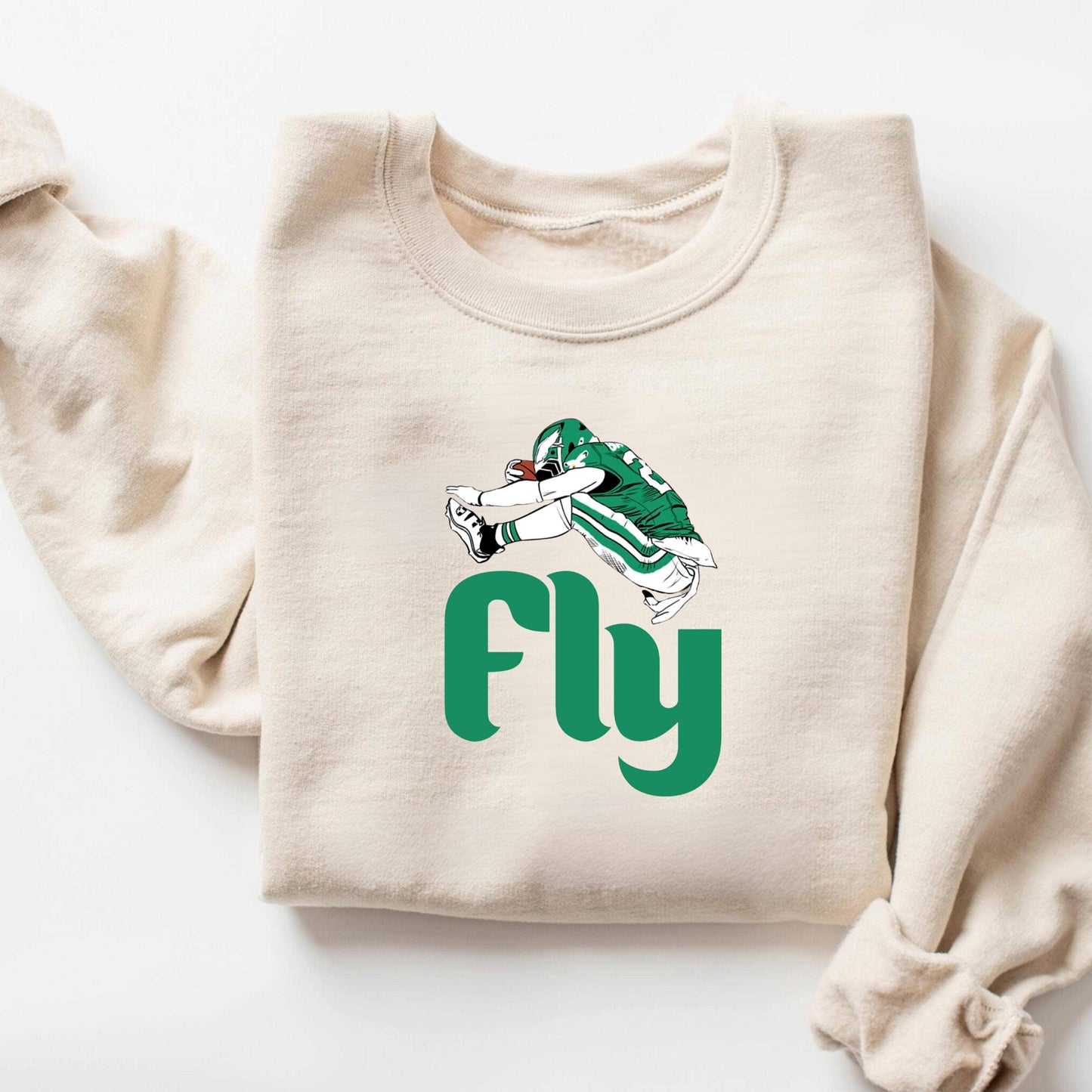 Fly Saquon Barkley Hurdle Backwards Eagles Football T-Shirt