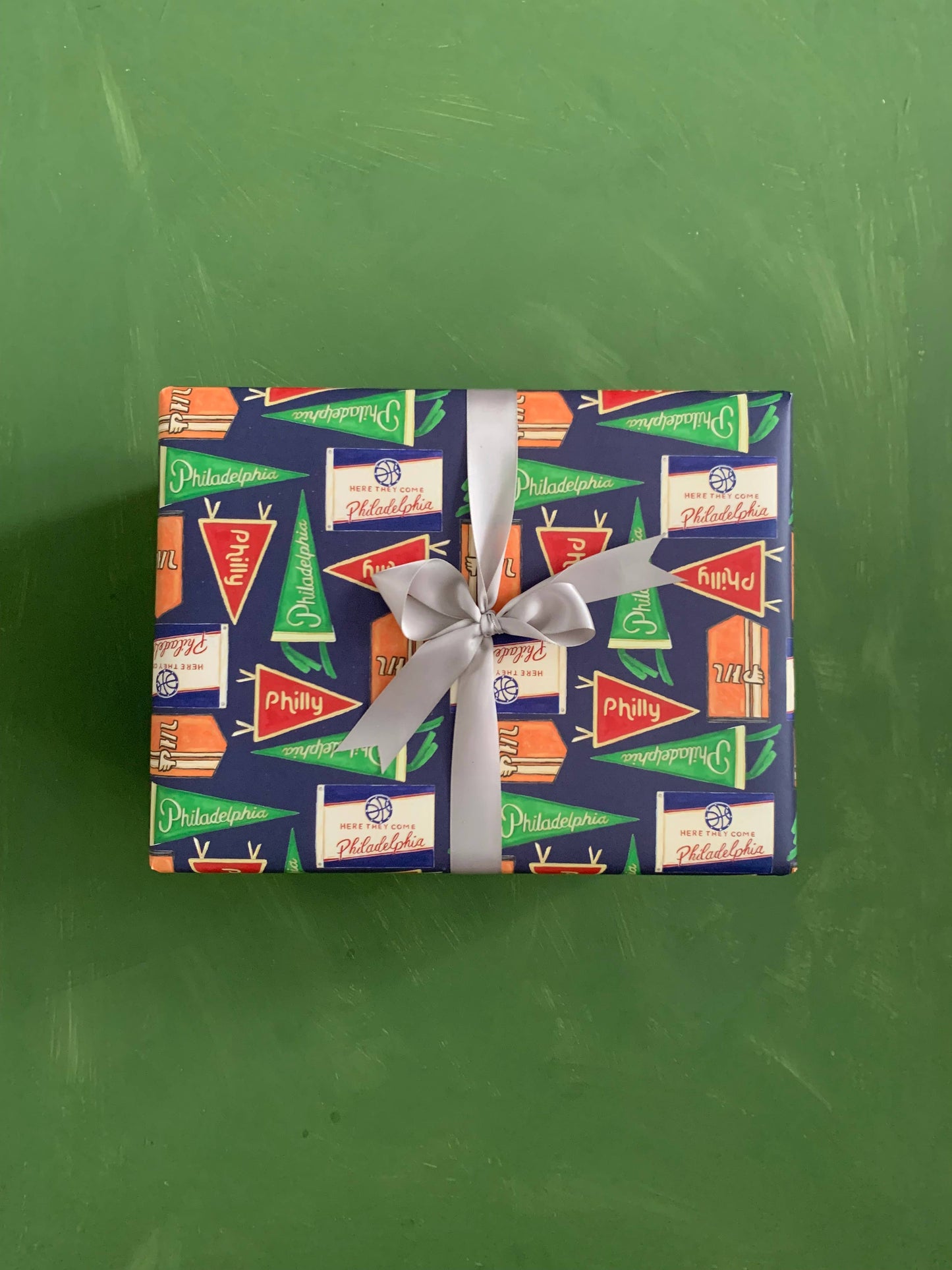 Philly Sports Flags Wrapping Paper