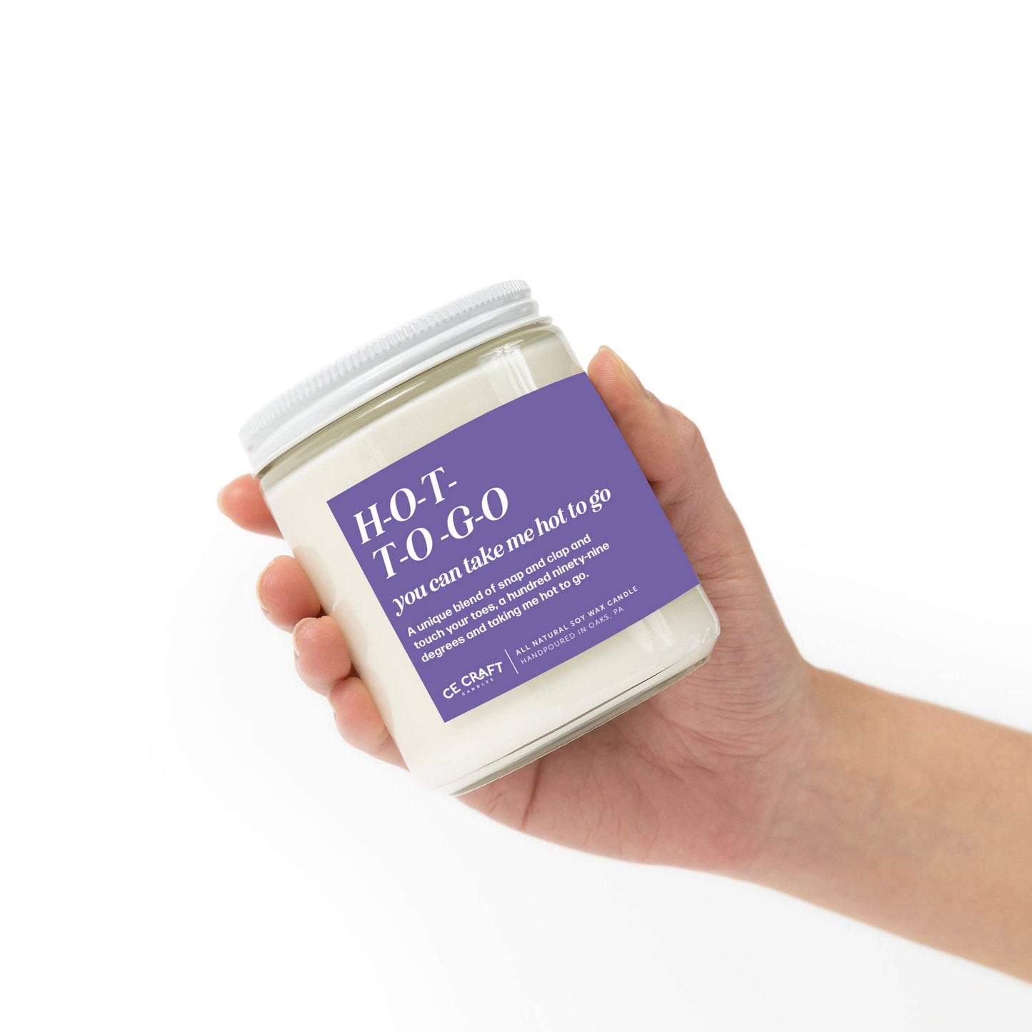 H-O-T-T-O-G-O Scented Candle