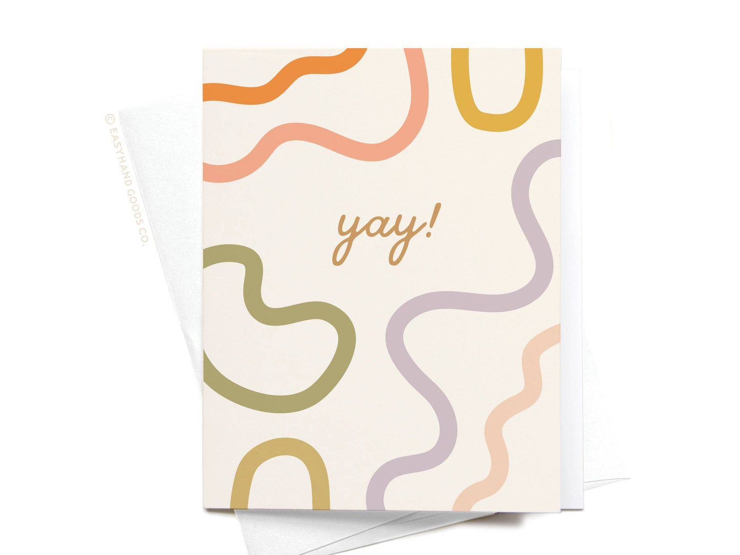 Yay Squiggles Greeting Card
