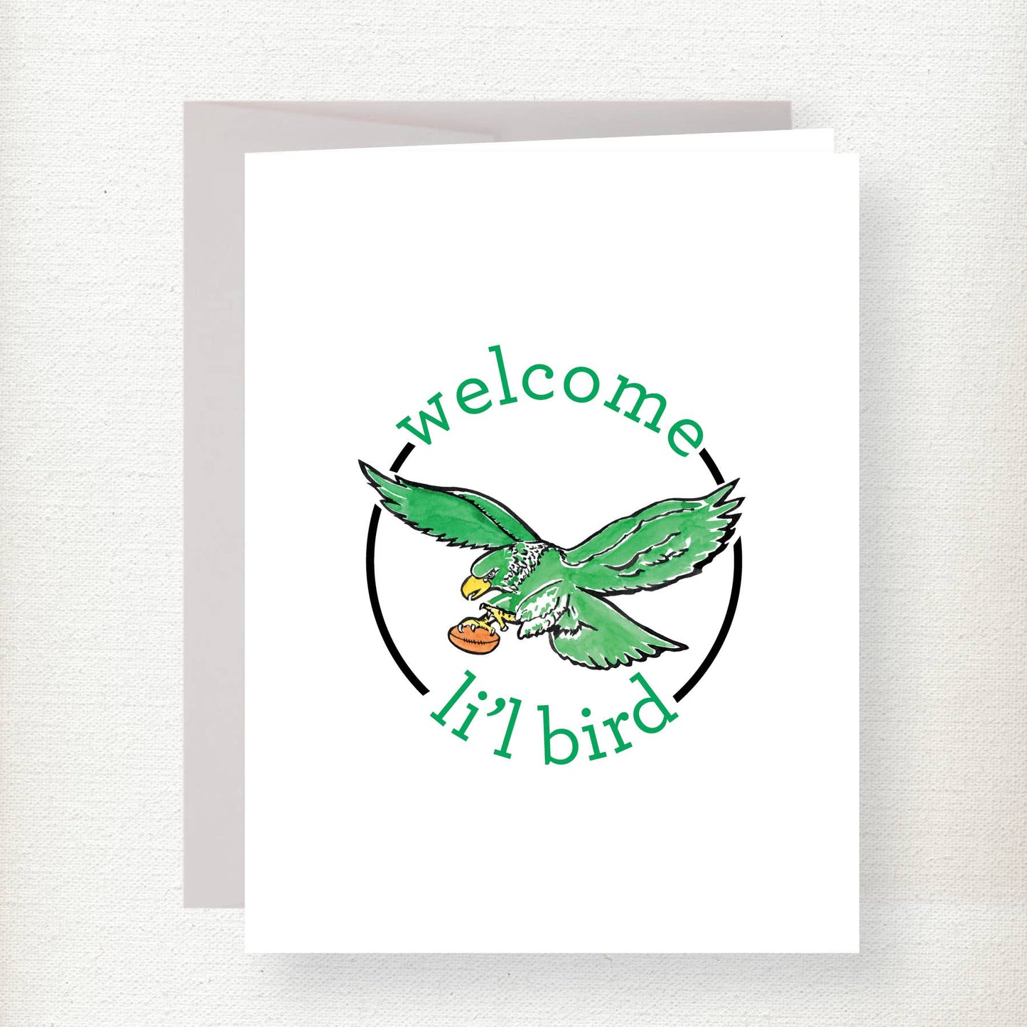 Philadelphia Eagles Li’l Bird Greeting Card