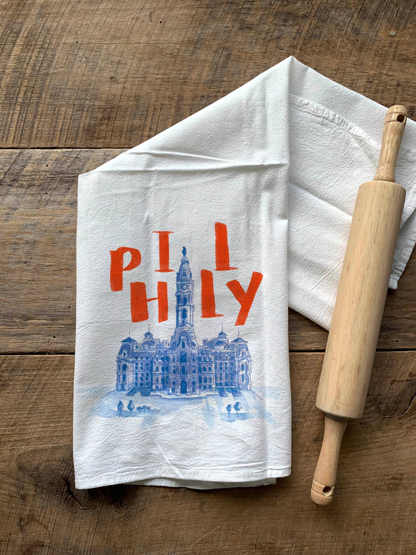 Philly's City Hall Flour Sack Towel