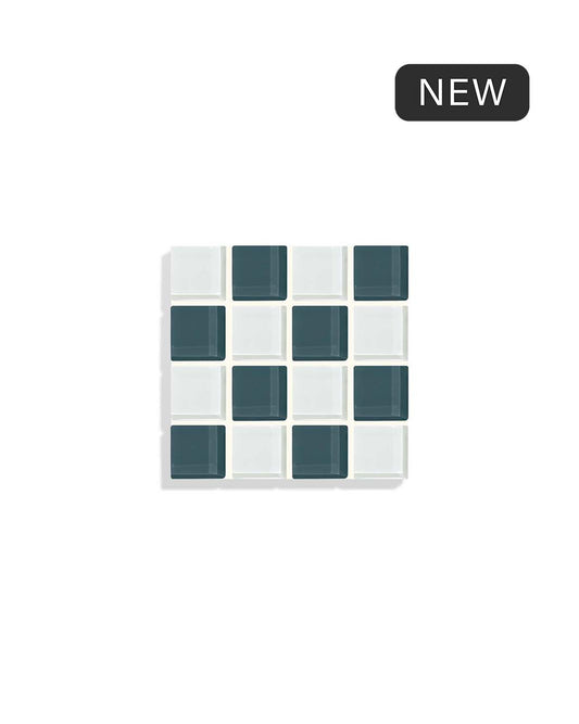 GLASS TILE COASTER - Stone Wall