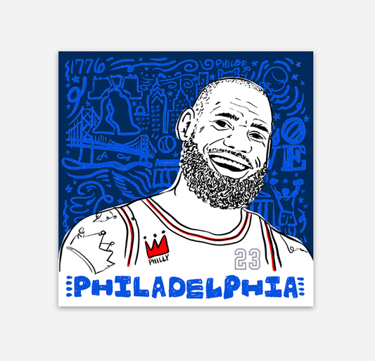 LeBron James Sticker