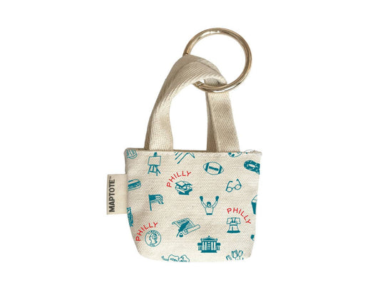 Philadephia Tote Charm Keychain