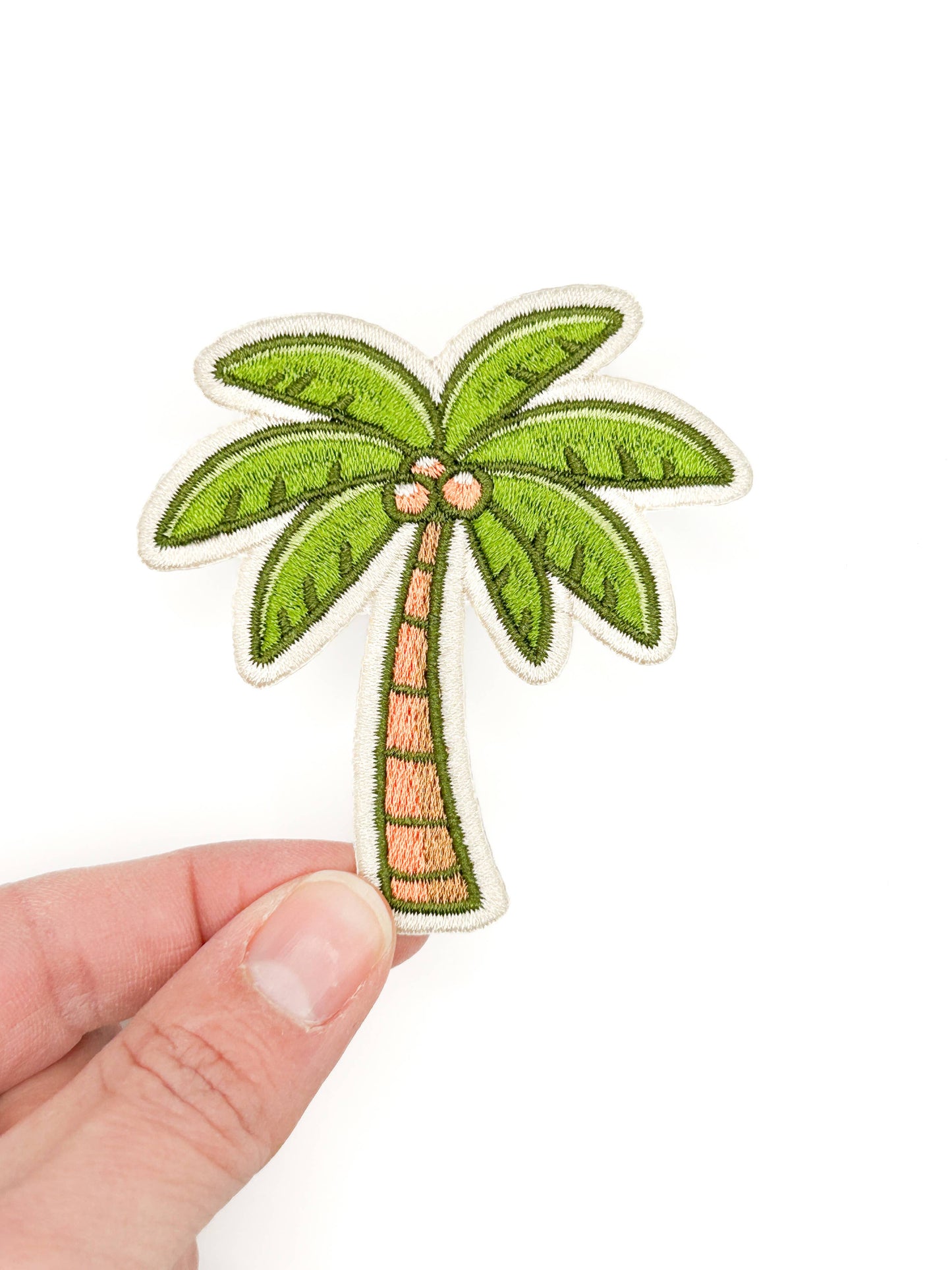 Palm Tree Embroidered Patch – Tropical Patch, Beach Patch
