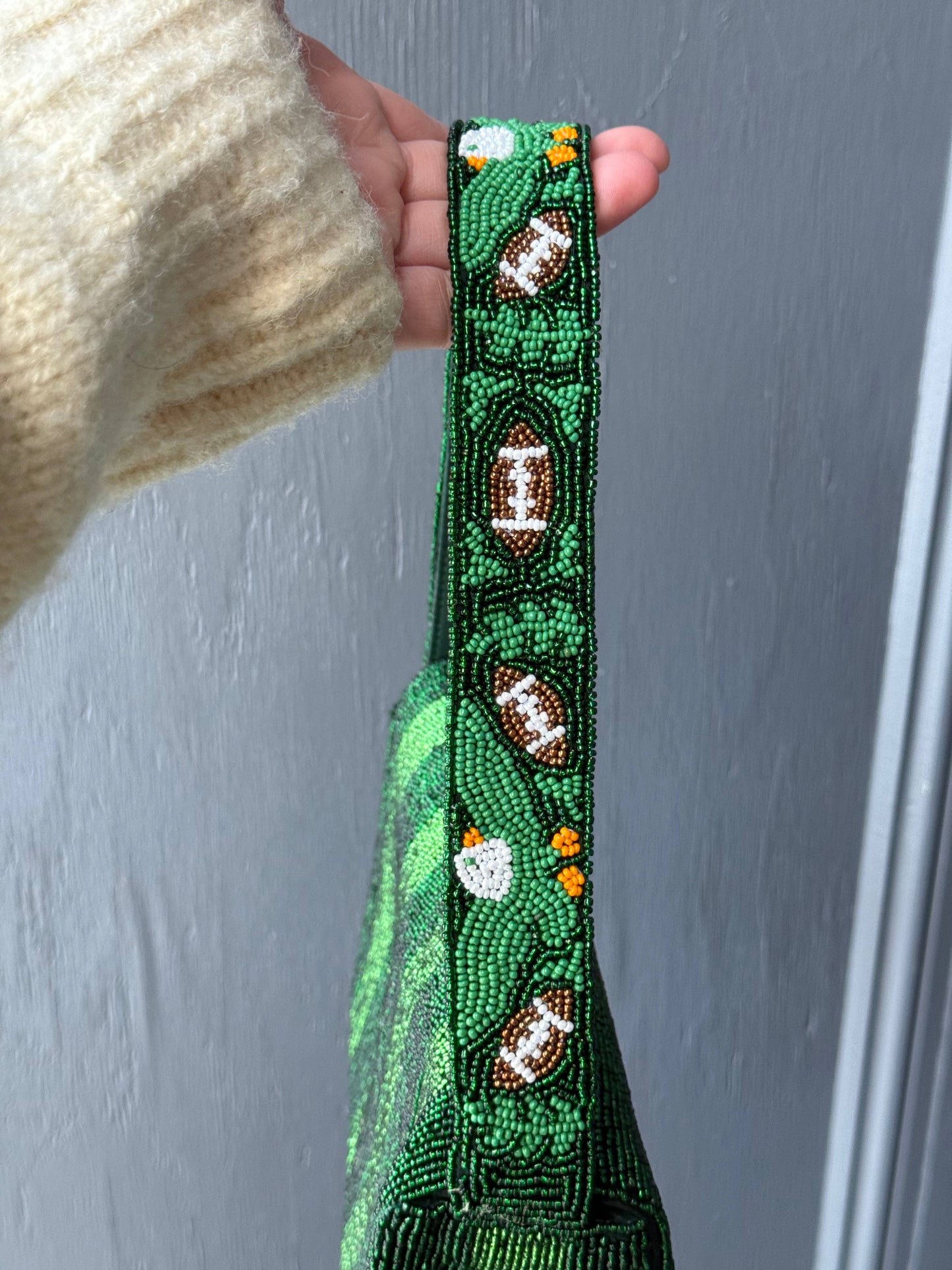 Birds Beaded Bag