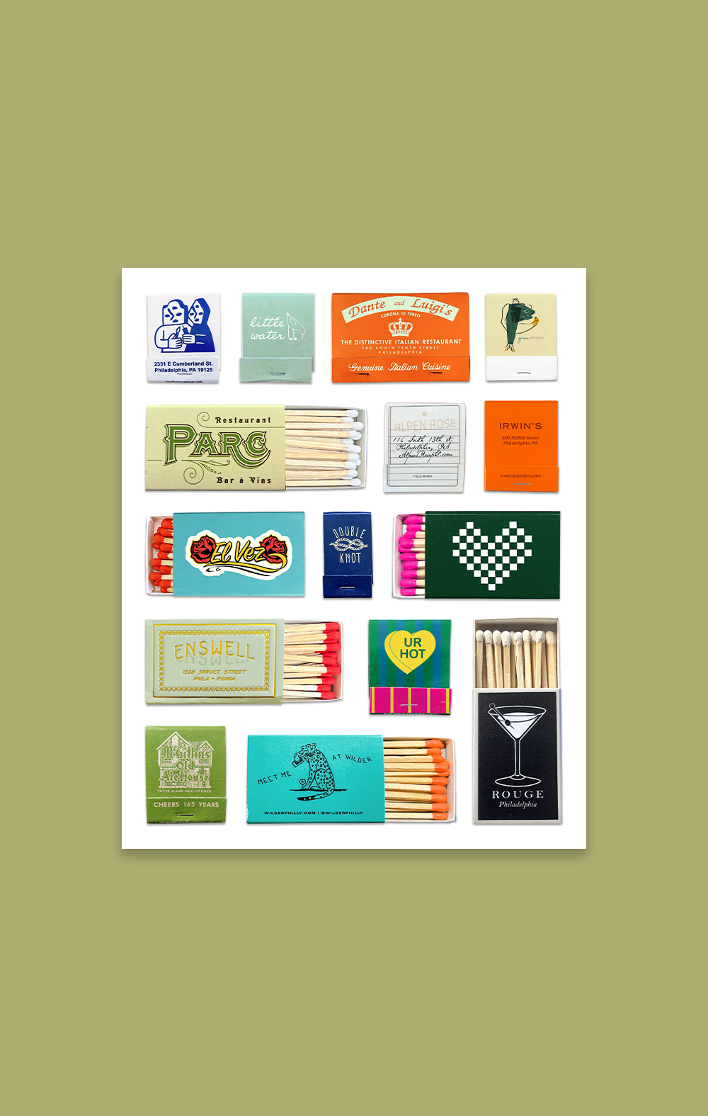 Philadelphia Matchbox Collage II