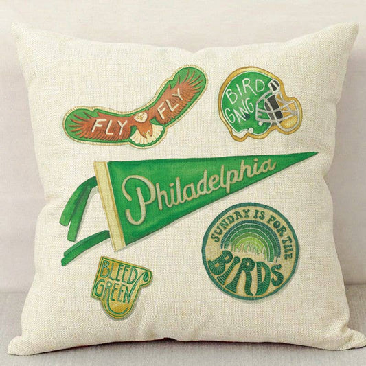 Philly Football Fan Pillow