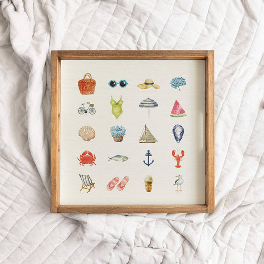 Favorite Summer Things Serving Tray | Jersey Shore