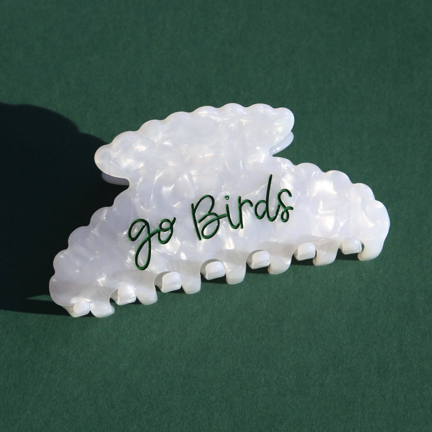Go Birds Clip in Pearl
